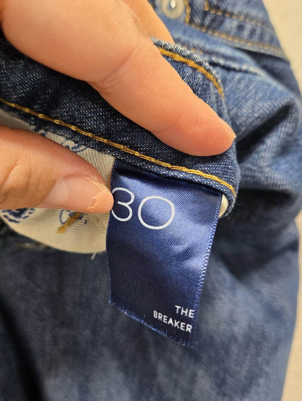 Anthropologie Pilcro The Breaker Barrel Leg Jeans Baggy Pleated Tapered Camo 30 - Picture 12 of 17